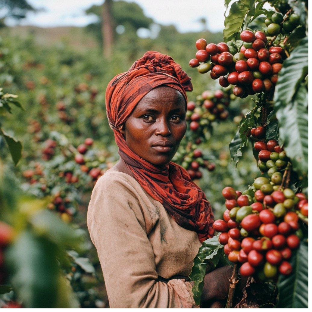 Direct trade coffee supply chain Tanzania drying beds